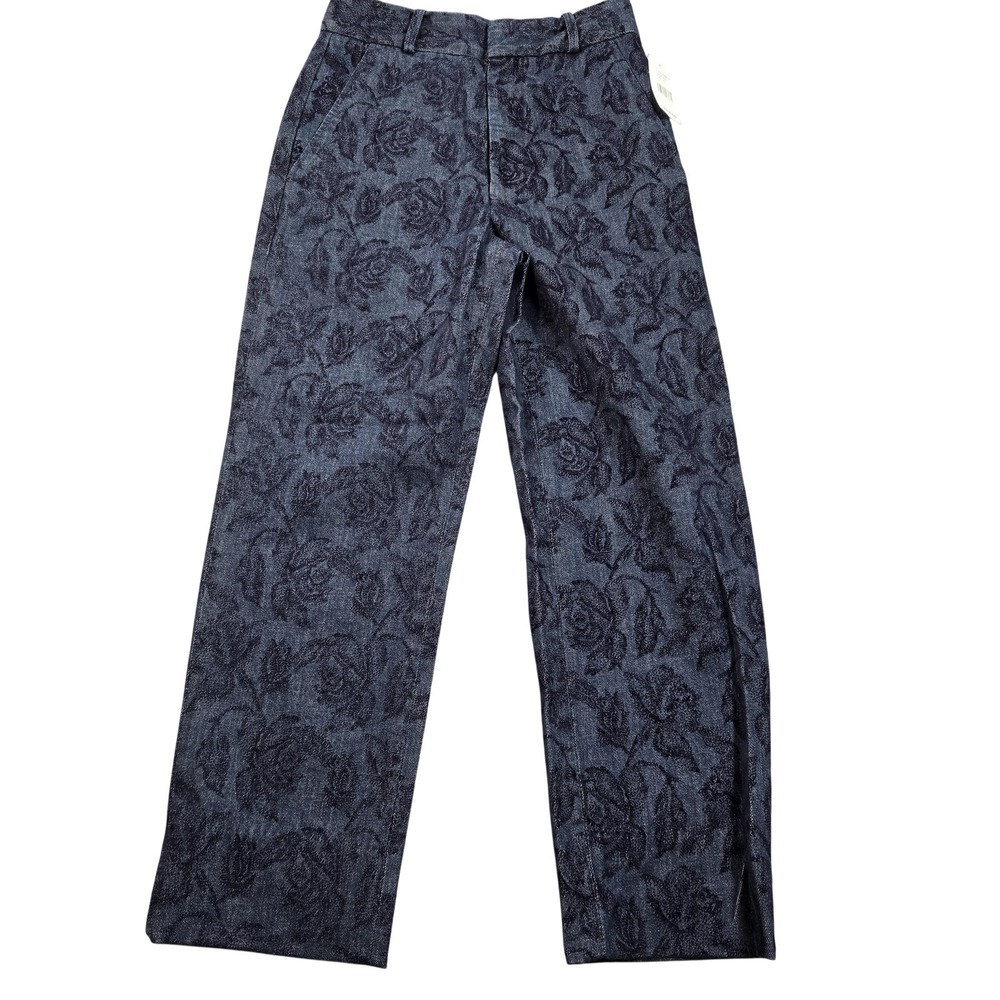 AG Adriano Goldschmied Pants Womens 27 The Elvie High Rise Crop Floral Trouser